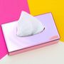 Decorative objects - Pink mirror tissue box - OPALESCENCE