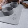 Outdoor decorative accessories - CERAMIC BOWL for gray round cat dogs - OSNA