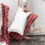 Fabric cushions - Organic Cotton Striped Pillow - ATELIER 99