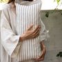 Fabric cushions - Organic Cotton Striped Pillow - ATELIER 99