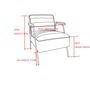 Fauteuils - FAUTEUIL HUTCH BLEU - - AMADEUS
