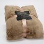 Throw blankets - PLAID LUXE TAUPE 170X240 - - AMADEUS