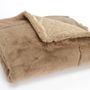Throw blankets - PLAID LUXE TAUPE 170X240 - - AMADEUS