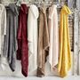 Throw blankets - PLAID LUXE TAUPE 170X240 - - AMADEUS