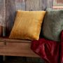 Fabric cushions - CUSHION LUXE CAMEL  50X50   - - AMADEUS