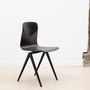 Chairs - Galvanitas S19 straight ebony reissue chair - CARTEL DE BELLEVILLE