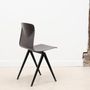 Chairs - Galvanitas S19 straight ebony reissue chair - CARTEL DE BELLEVILLE