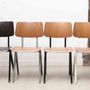 Chairs - Galvanitas S16 Ebony Reissue Chair - CARTEL DE BELLEVILLE