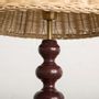 Decorative objects - TUCANA wooden table lamp. - MAHE HOMEWARE