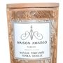 Candles - Scented Candle Tonka Vanilla - MAISON AMADEO