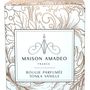 Candles - Scented Candle Tonka Vanilla - MAISON AMADEO