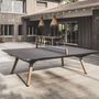 Tables de jeux - Table de ping-pong Origin Outdoor -  Noir et Panneau Décor Stone - CORNILLEAU