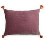Fabric cushions - Goa pompom cushions - LE MONDE SAUVAGE BEATRICE LAVAL