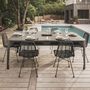 Card tables - Hyphen Outdoor Pool Table - Dark Grey / Dark Grey Cloth - CORNILLEAU
