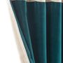 Curtains and window coverings - MEDICIS Cotton Velvet Blackout Curtain 130x280 cm ORAGE BLUE - EN FIL D'INDIENNE...