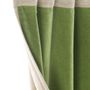 Curtains and window coverings - MEDICIS AVOCAT 130x280cm cotton velvet blackout curtain - EN FIL D'INDIENNE...