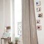 Curtains and window coverings - MEDICIS cotton velvet blackout curtain 130x280 cm BEIGE - EN FIL D'INDIENNE...