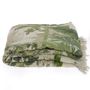 Plaids - COCHIN Plaid en lin imprimé Ananbo 90x250 cm - BEIGE - EN FIL D'INDIENNE...