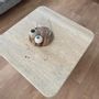 Coffee tables - Signature 100% Travertine Square Coffee Table - GIPSY HOME