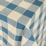 Table linen - Check Woven Cotton Tablecloth - MAHE HOMEWARE