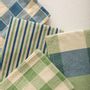 Table linen - Check Woven Cotton Napkin - MAHE HOMEWARE
