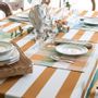 Table linen - Striped Tablecloth - MAHE HOMEWARE