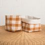 Linge de table textile - Vérifiez la corbeille à pain - MAHE HOMEWARE