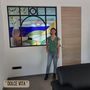 Stained glass decoration - MATUTINA - ISABELLE ADRAGNA