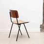 Chairs - Eromes F6 oak chair - CARTEL DE BELLEVILLE