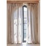 Curtains and window coverings - Chevron linen panel - LE MONDE SAUVAGE BEATRICE LAVAL