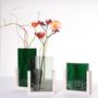 Art glass - AUYAN TEPUY/MEDELLIN triptych floral sculpture - AURORE BOUTER