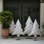 Decorative objects - Bright white fir tree - ROSE VELOURS
