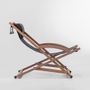 Deck chairs - CL104 Robinia wood deckchair - AZUR CONFORT