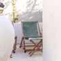 Deck chairs - CL104 Robinia wood deckchair - AZUR CONFORT