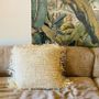 Fabric cushions - NATURAL SISAL SQUARE CUSHION, 60X60 CM - BALINAISA