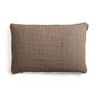 Fabric cushions - Embossed linen cushion - LE MONDE SAUVAGE BEATRICE LAVAL