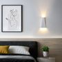 Equipements espace extérieur - Lumière carré design pour le mur Applique murale Geometric LED Blanc Noir Extérieur - OUI SMART