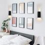 Equipements espace extérieur - Lumière carré design pour le mur Applique murale Geometric LED Blanc Noir Extérieur - OUI SMART