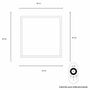 Appliques - Lampe pour mur carré multicolores Applique Murale Cube RGB - OUI SMART