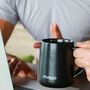 Other office supplies - Muggo Volt big cup black fast charger phone keeps coffee tea hot - OUI SMART