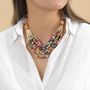 Bijoux - collier plastron perles d'eau douce - NATURE BIJOUX