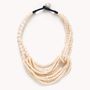 Jewelry - white pearls statement necklace - NATURE BIJOUX