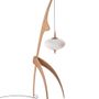 Design objects - Floor lamp\" Praying Mantis\” Natural Oak Finish - RISPAL