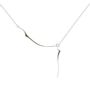 Jewelry - Silver Pendant Anthos. Elegant, minimalist necklace. - MATTER.