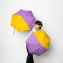 Apparel - Two tone compact umbrella - lilac & yellow - LILI - ANATOLE