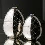Candles - Silver egg shape candle - LADENAC MILANO