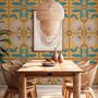 Decorative objects - Wallpaper No. 462 - Chrysanthemum Art Nouveau. - WELLPAPERS