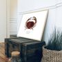 Poster - The Red Crab poster - Reproduction on art paper - VAREK ILLUSTRATIONS