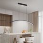 Meubles de cuisines  - Lampe Plafond Kéula LED : Design Moderne, Hauteur Ajustable et Luminosité Variable - OUI SMART