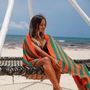 Sarongs - Maris Jade Beach towel 100x180cm - GREEN PETITION